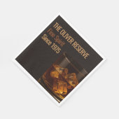 Im Alter zur Perfektion | Whisky Geburtstag Serviette (Ecke)