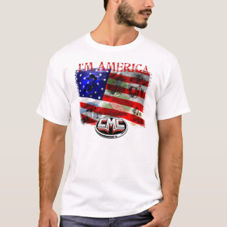 Im Amerikaner T-Shirt