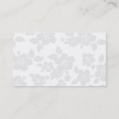 Im amerikanischen Stil Restaurant Visitenkarte (Rückseite)