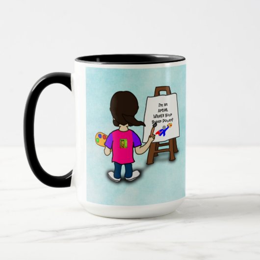 i'M AN ARTIST...TEMPLATE, personalize, Tasse (Links)