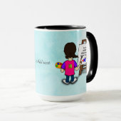 i'M AN ARTIST...TEMPLATE, personalize, Tasse (VorderseiteRechts)