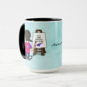 i'M AN ARTIST...TEMPLATE, personalize, Tasse (Vorderseite Links)