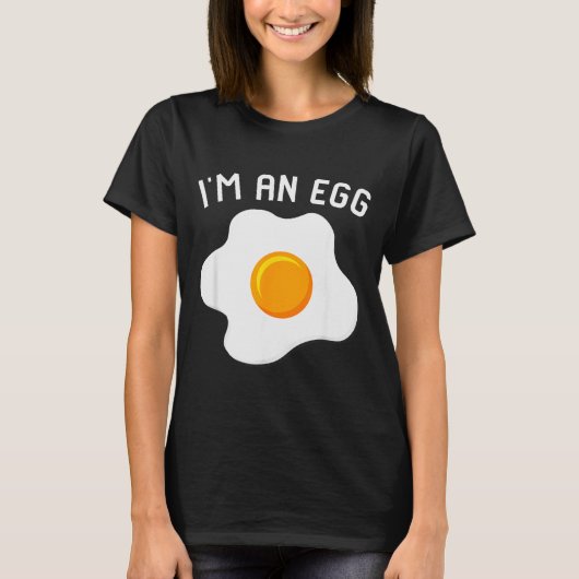 I'm An Egg Costume Funny Halloween Present Fried E T-Shirt (Vorderseite)