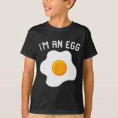 I'm An Egg Costume Funny Halloween Present Fried E T-Shirt (Vorderseite)
