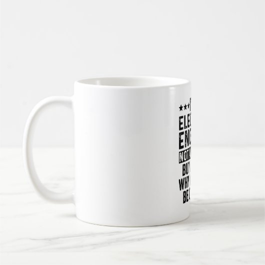 I'm An Electrical Engineer Not A Magician Funny Kaffeetasse (Links)
