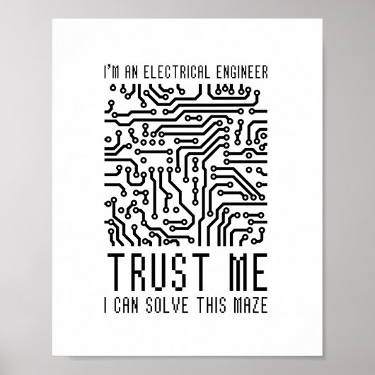 I'M AN ELECTRICAL ENGINEER POSTER (Vorne)