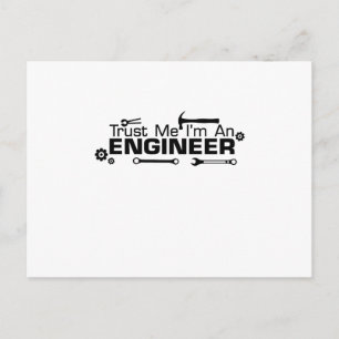 I'm an Engineer , Gift For Engineer Postkarte