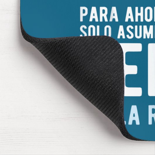 I'm An Engineer I'm Always Right In Spanish Funny Mousepad (Ecke)