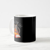 I'm An Indoor Cat Funny Reading Coffee Gaming Cat  Kaffeetasse (Vorderseite Links)