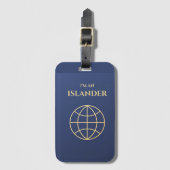 "I'm an Islander" Come From Away Gepäckanhänger (Vorderseite Vertikal)