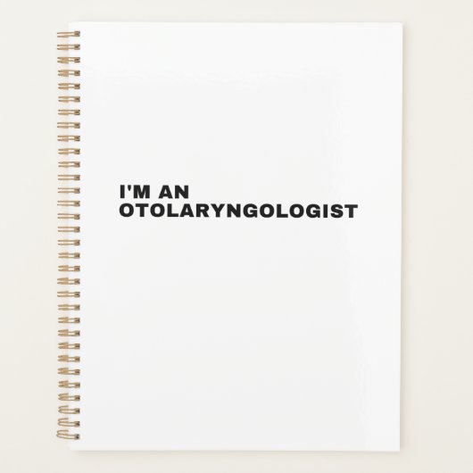 I'M AN OTOLARYNGOLOGIST PLANER (Vorderseite)
