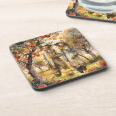 Im Apple Orchard Getränkeuntersetzer (Linke Seite)