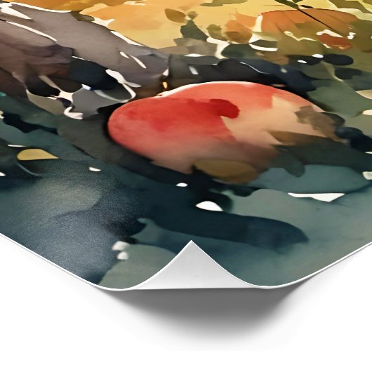 Im Apple Orchard Poster (Ecke)