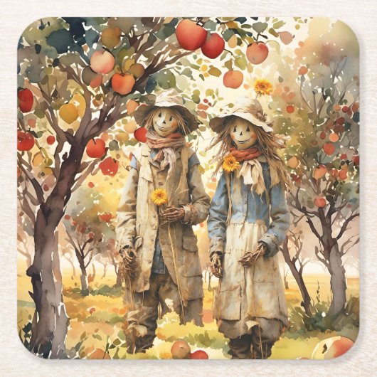 Im Apple Orchard Rechteckiger Pappuntersetzer (Vorderseite)