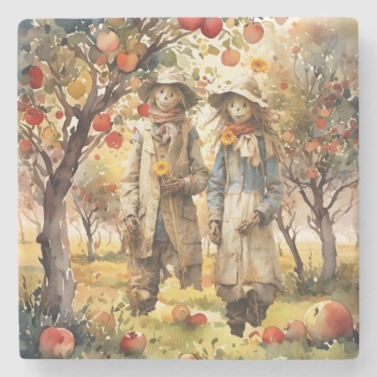Im Apple Orchard Steinuntersetzer (Vorderseite)