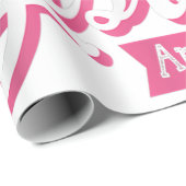 Im April 2021 werde ich eine große Schwester werde Geschenkpapier (Rolleneckpunkt)