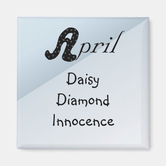 Im April geboren Magnet (Vorne)