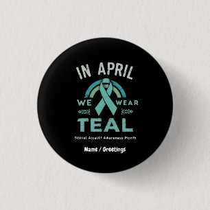 Im April tragen wir Aquamarine Aufklärung über bew Button