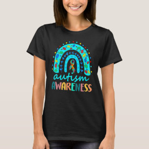 Im April tragen wir Blau Autismusr Regenbogen-Bewu T-Shirt