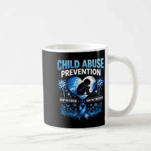 Im April tragen wir Blau Cool Child Präventionsbew Kaffeetasse