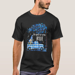 Im April tragen wir blaue Autismus-Bewusstseins-LK T-Shirt