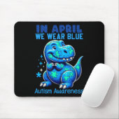 Im April tragen wir Blauer Autismus Bewusstsein Mo Mousepad (Mit Mouse)