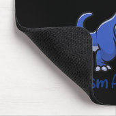 Im April tragen wir Blauer Autismus Bewusstsein Mo Mousepad (Ecke)