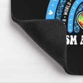 Im April tragen wir Blauer Regenbogen Autismus Bew Mousepad (Ecke)