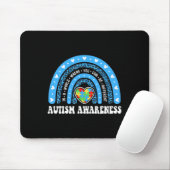 Im April tragen wir Blauer Regenbogen Autismus Bew Mousepad (Mit Mouse)