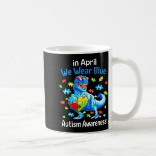 Im April tragen wir blaues Autismus-Bewusstsein Di Kaffeetasse