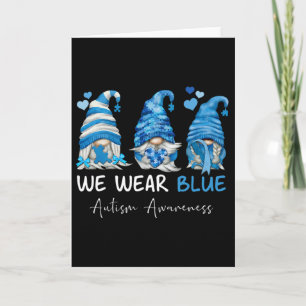 Im April tragen wir blaues Autismus-Bewusstseins-G Karte