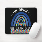 Im April tragen wir Blue Autismus Awareness Puzzle Mousepad (Mit Mouse)