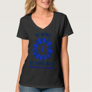 Im April tragen wir Blue for Child Missuse Awarene T-Shirt