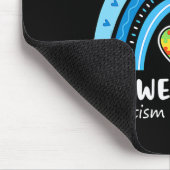 Im April tragen wir Blue Rainbow Autism Awareness  Mousepad (Ecke)