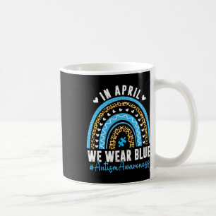 Im April tragen wir das Blue Autismus Awareness Mo Kaffeetasse