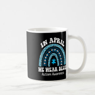 Im April tragen wir das Blue Autismus Awareness Mo Kaffeetasse