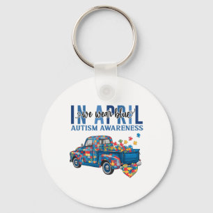 Im April tragen wir das Blue Autismus Awareness Tr Schlüsselanhänger