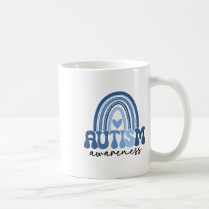 Im April tragen wir den blauen Autismus Awareness  Kaffeetasse