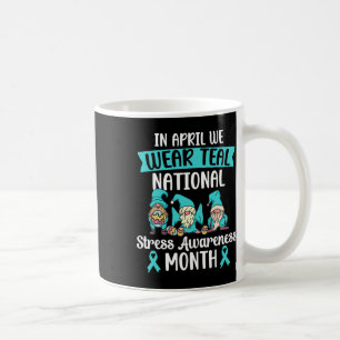 Im April tragen wir ein Aquamarines nationales Str Kaffeetasse