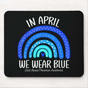 Im April tragen wir eine blaue Ahnung von Kindesmi Mousepad