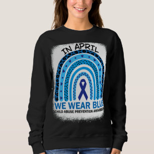 Im April tragen wir eine blaue Ahnung von Kindesmi Sweatshirt