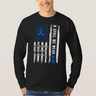 Im April tragen wir eine blaue Ahnung von Kindesmi T-Shirt