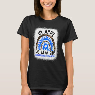 Im April tragen wir eine blaue Coole Prävention vo T-Shirt