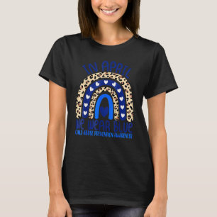 Im April tragen wir eine blaue Coole Prävention vo T-Shirt