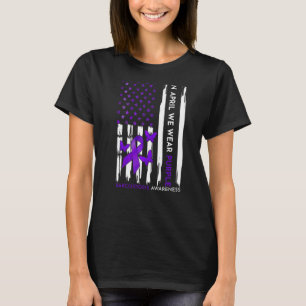 Im April tragen wir einen Lila Sarcoidose-Sensibil T-Shirt