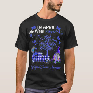 Im April tragen wir Periwinkle Ösophaguskrebs im K T-Shirt