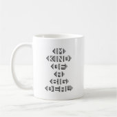 Im Art einer großen Sache Kaffeetasse (Links)