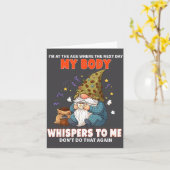 I'm At The Age Where The Next Day My Body Whispers Karte (Gelbe Blume)