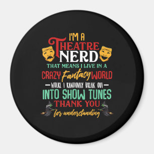 Im Atre Nerd auf Bühne Schauspielerin liebt Schaus Magnet