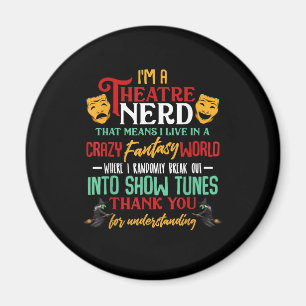 Im Atre Nerd auf Bühne Schauspielerin liebt Schaus Magnet